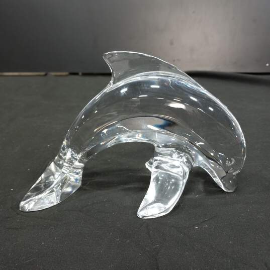 Glass Dolphin Figurine image number 1