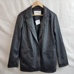 American Eagle faux leather blazer men's M nwt