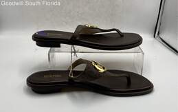 Michael Kors Womens Brown Sandals Size 8.5M alternative image