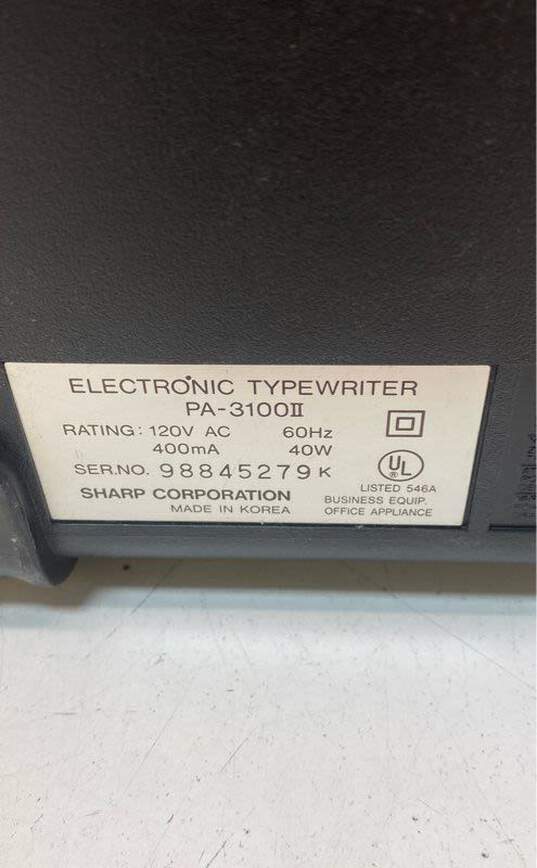 Sharp PA-3100II Portable Electronic Intelliwriter Typewriter image number 5