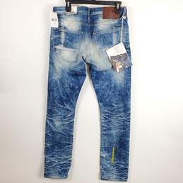 PRPS Men Blue Washed Slim Mid Rise Jeans Sz 32 NWT alternative image