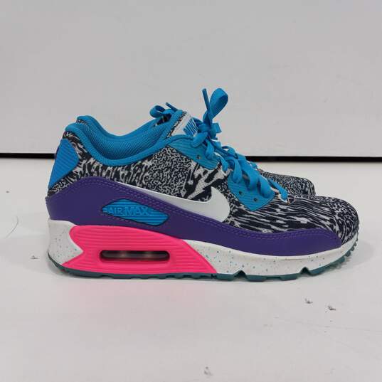Nike ID Air Max 90 Women's Multicolor Sneaker Size 6.5 image number 1