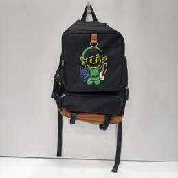 Legend of Zelda Link's Awakening Black Neon Backpack