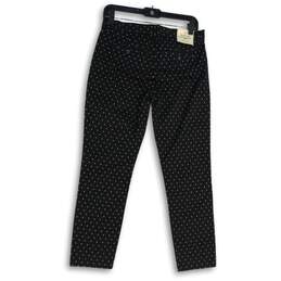NWT Gap Womens Black White Polka Dot Slash Pocket Slim Fit Khaki Pants Size 2 alternative image