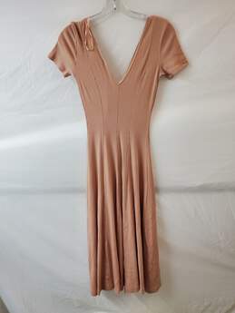 Zara Pink Ribbed Dress Size S alternative image