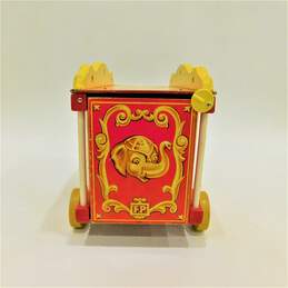 Vintage 1962 Fisher Price Wooden Circus Wagon Train With Animals & Accessories alternative image
