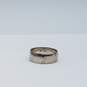10k Gold White Gold 7mm Band Sz 7 Ring 4.2g image number 8