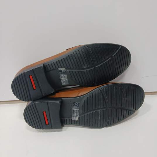 Rockport Men's Brown Leather Loafers Size 10.5 image number 5
