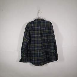 Mens Plaid Regular Fit Long Sleeve Collared Button-Up Shirt Size Large alternative image