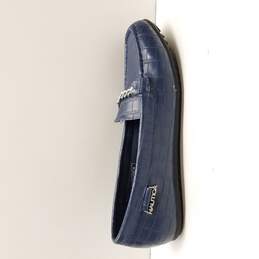 Nautica Women's Lulie Faux Croc Leather Loafers Size 8.5