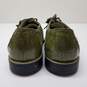 Sio Green Faux Crocodile Oxford Dress Shoes Size 10.5M image number 3