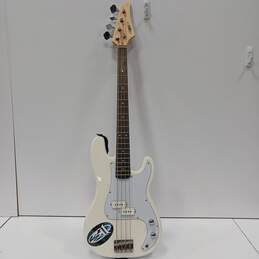 Legacy White Electric Bass Guitar
