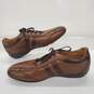 Mezlan 8415 Calfskin Sneakers Cognac / Dark Brown Men's Dress Shoes Size 8.5M image number 1