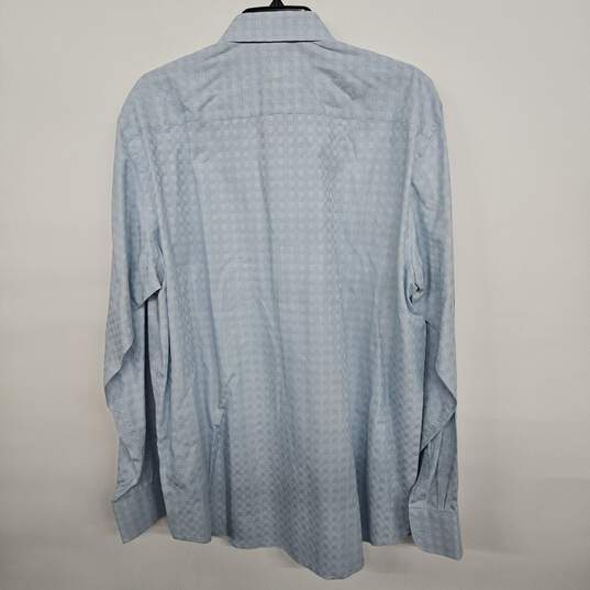 Blue Classic Fit Button Up Collared Shirt image number 2