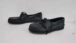 Sperry Black Leather Top-Siders Shoes Size 11 alternative image