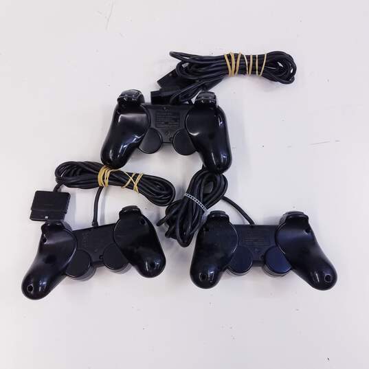 Sony PS2 controllers - Lot of 10, black >>FOR PARTS OR REPAIR<< image number 7