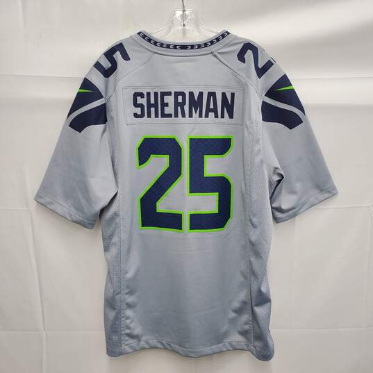 Nike NFL Players #25 Richard Sherman Seattle Seahawk's On Field Jersey Size L/G image number 2
