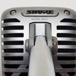 Shure MV51 Microphone-For Parts/Repair Untested alternative image