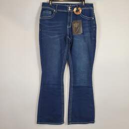 Copper Flash Women Blue Bootcut Jeans Sz 14 NWT