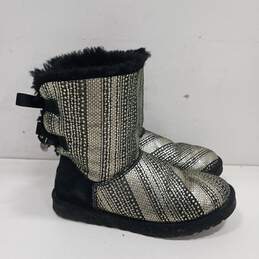 Uggs Bailey Bow Bling Winer Boots Size 8 alternative image