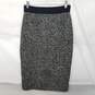Giambattista Valli Black & White Wool Tweed Pencil Skirt Size 2 image number 1