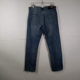 Mens Regular Fit 5-Pockets Design Denim Straight Leg Jeans Size 32 alternative image