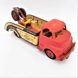 Vintage Wyandotte Tin Litho & Plastic Diecast Toy Tow Truck