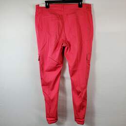 Liverpool Women Red Cargo Pants Sz 14/32 NWT alternative image