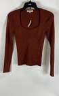 Madewell Brown Long Sleeve - Size Small image number 1
