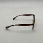 Womens RA7071 Clear Lens Brown Full-Rim Prescription Rectangle Eyeglasses image number 5