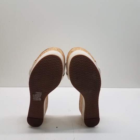 Michael Kors ST15I Women's Sandals White Size 10M image number 5