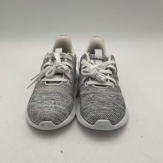 NWT Womens Puremotion FY8223 Gray White Lace Up Low Top Sneaker Shoes Sz 8 image number 1