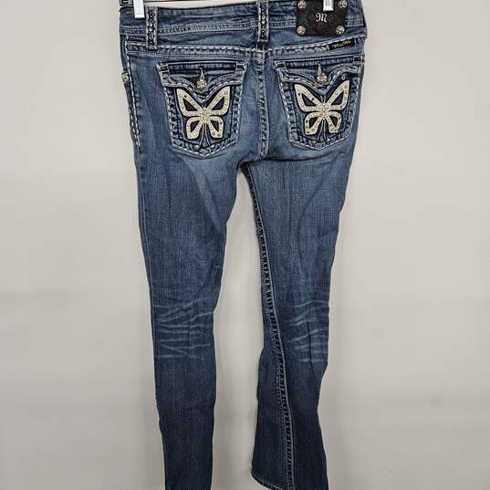 Miss Me Blue Boot Cut Jeans image number 2