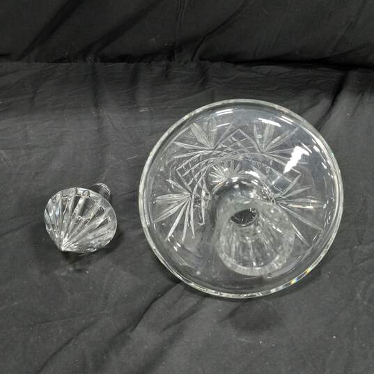 Decorative Clear Crystal Rolling Decanter image number 3