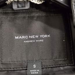 Marc New York Women Black Leather Jacket S NWT alternative image