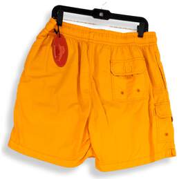 NWT Tommy Bahama Mens Happy Go Cargo Orange Drawstring Swim Trunks Shorts Size L alternative image