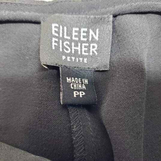 Eileen Fisher Black Wide Leg Pants Women's Petite PP image number 2