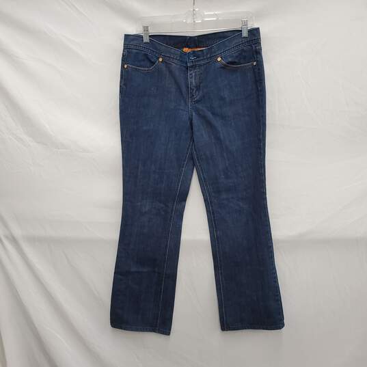 Tory Burch WM's Denim Boot Cut Blue Jeans Size 31 x 28 image number 1