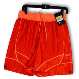 NWT Womens Orange Fly Dri-Fit Crossover Loose Fit Athletic Shorts Size S