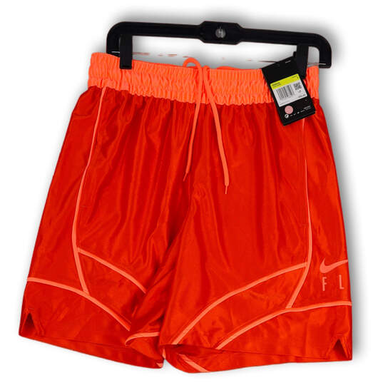 NWT Womens Orange Fly Dri-Fit Crossover Loose Fit Athletic Shorts Size S image number 1
