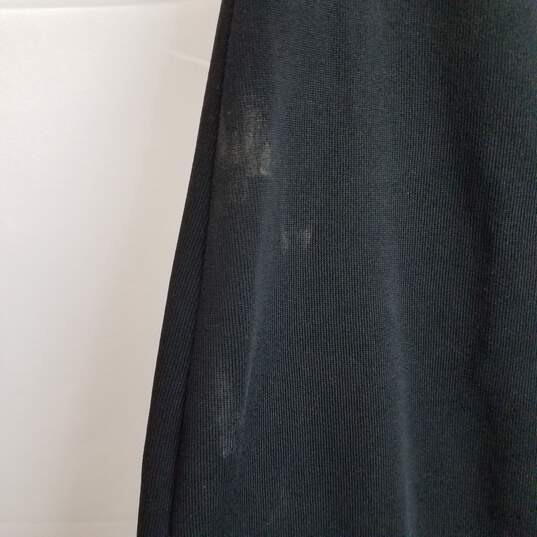Misook petite acrylic black midi skirt with slit S image number 4