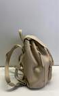 Cole Haan Leather Classic Flap Backpack Beige image number 4