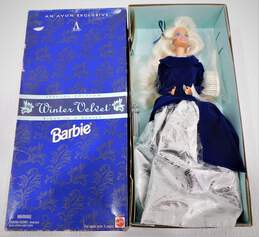 Avon Exclusive Winter Velvet Barbie Doll Mattel NIB
