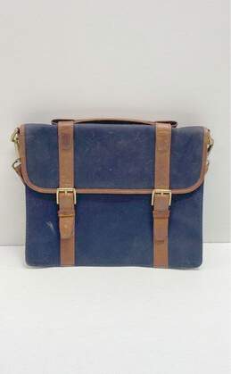 FOSSIL Canvas Leather Small Messenger Shoulder Bag