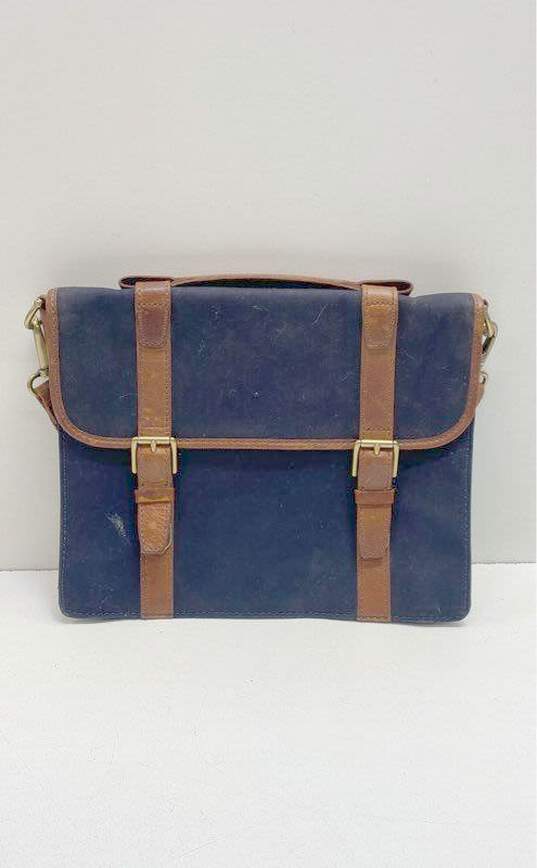 FOSSIL Canvas Leather Small Messenger Shoulder Bag image number 1