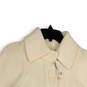NWT Womens White Knitted Long Sleeve Button Front Cardigan Sweater Size S image number 3