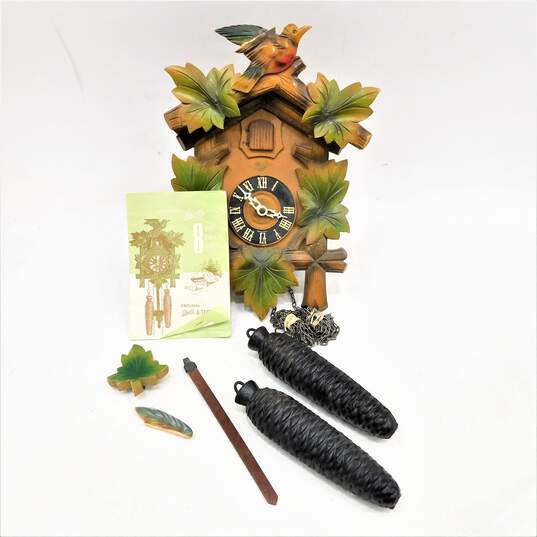 VNTG Schatz Brand 8-Day Model Wooden Cuckoo Clock (Parts and Repair) image number 1
