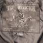 True Religion Men Black/Grey Letterman Jacket XL image number 4