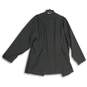 NWT Womens Black Long Sleeve Shawl Collar Welt Pocket Open Front Blazer Size 3 image number 2