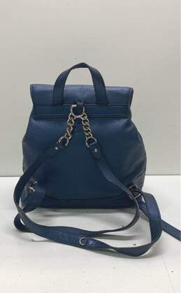 Coach Pebble Leather Elle Backpack Blue alternative image